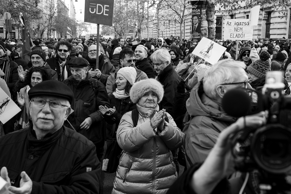 Köszönetnyilvánítás a civileknek a 2025. február 22. napján rendezett demonstráció támogatásáért